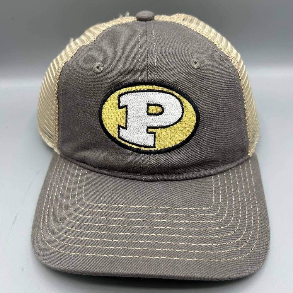 Purdue Boilermakers Trucker Hat Men Gray The Game Snap Back Cap New